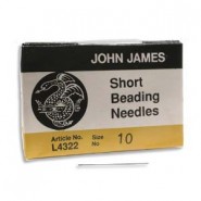 John James beading Aufreihnadeln #10 Short